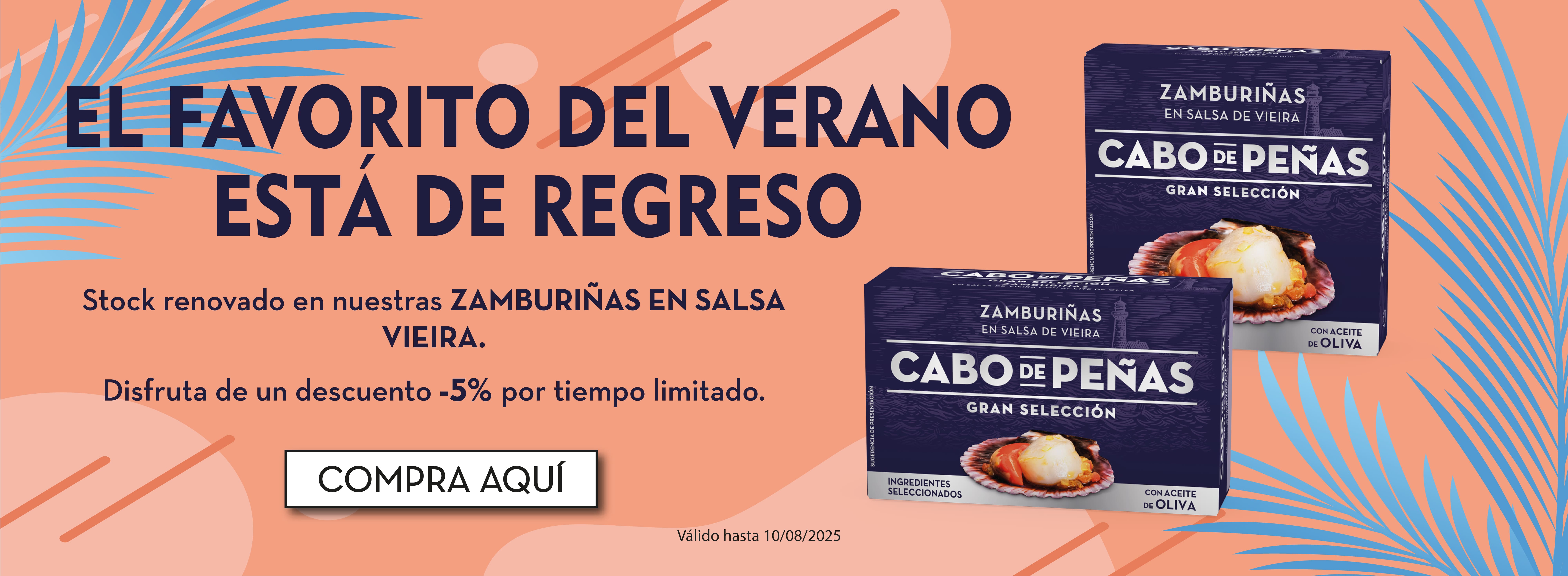 Oferta Zamburiñas Alta stock